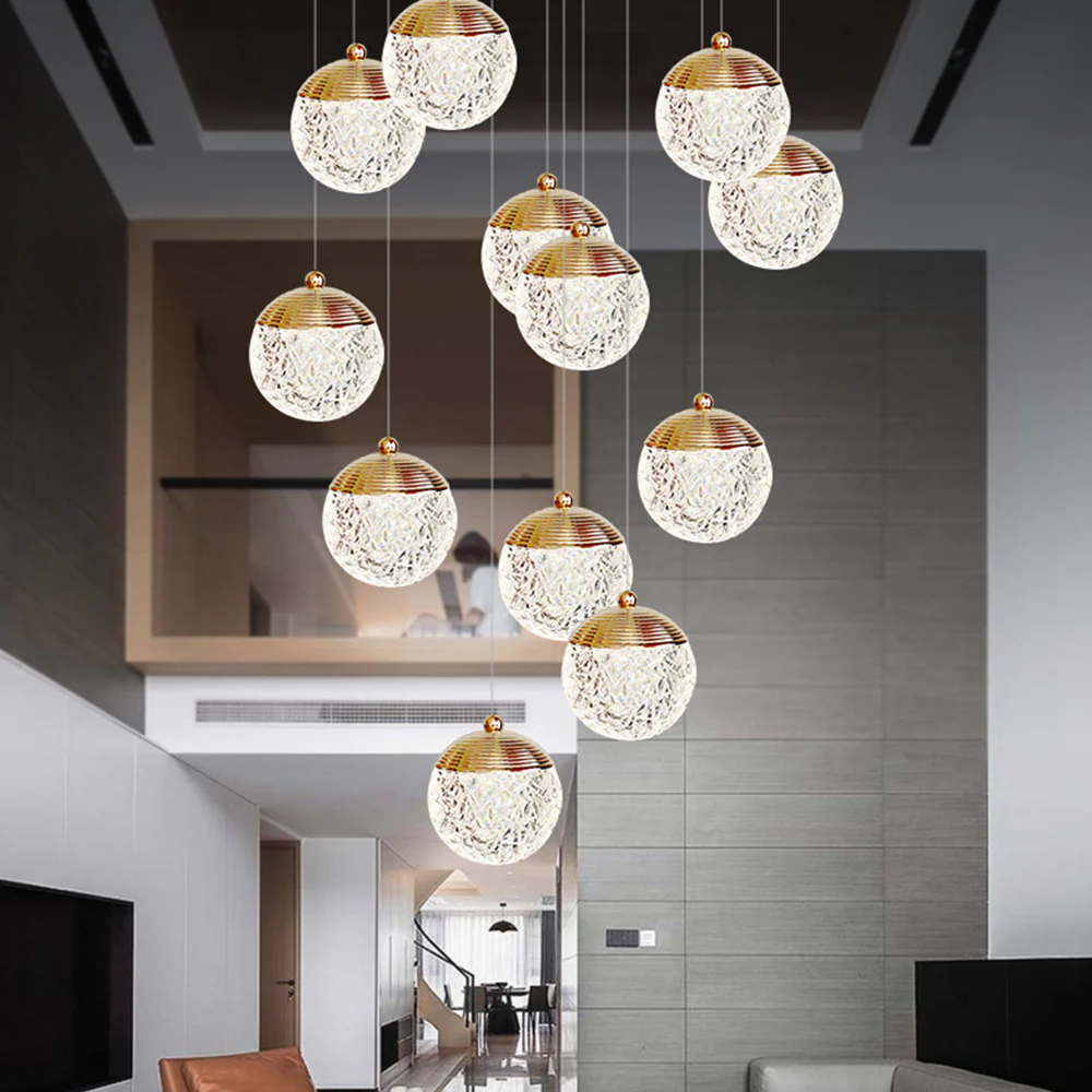 Nordic Decoration Stair Living Room LED Pendant lights - Image 6