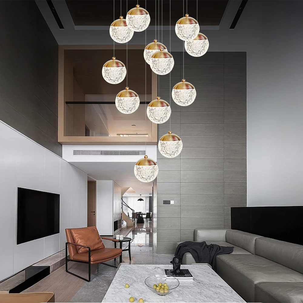 Nordic Decoration Stair Living Room LED Pendant lights - Image 8