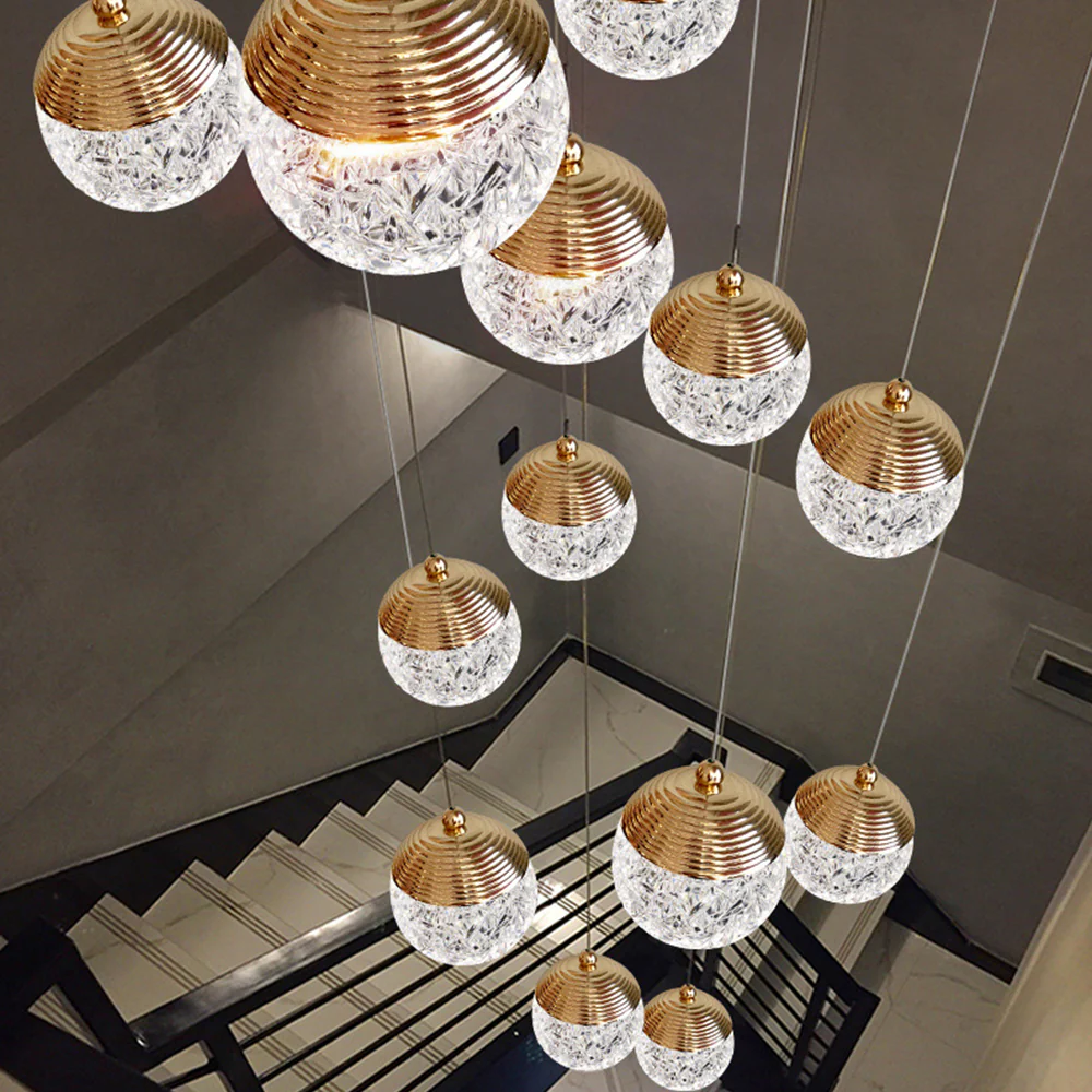 Nordic Decoration Stair Living Room LED Pendant lights - Image 9