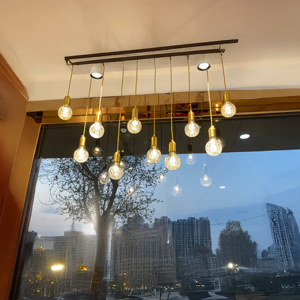 Modern LED Glass Pendant Lights For Living Room - Image 11