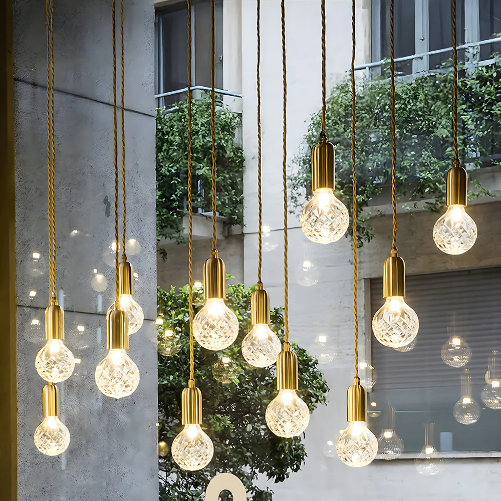 Modern LED Glass Pendant Lights For Living Room - Image 12