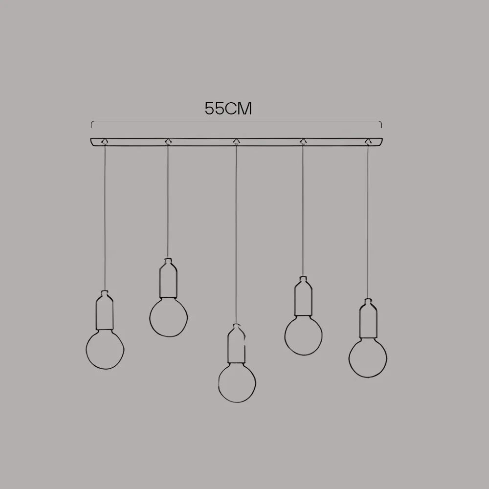 Modern LED Glass Pendant Lights For Living Room - Image 22