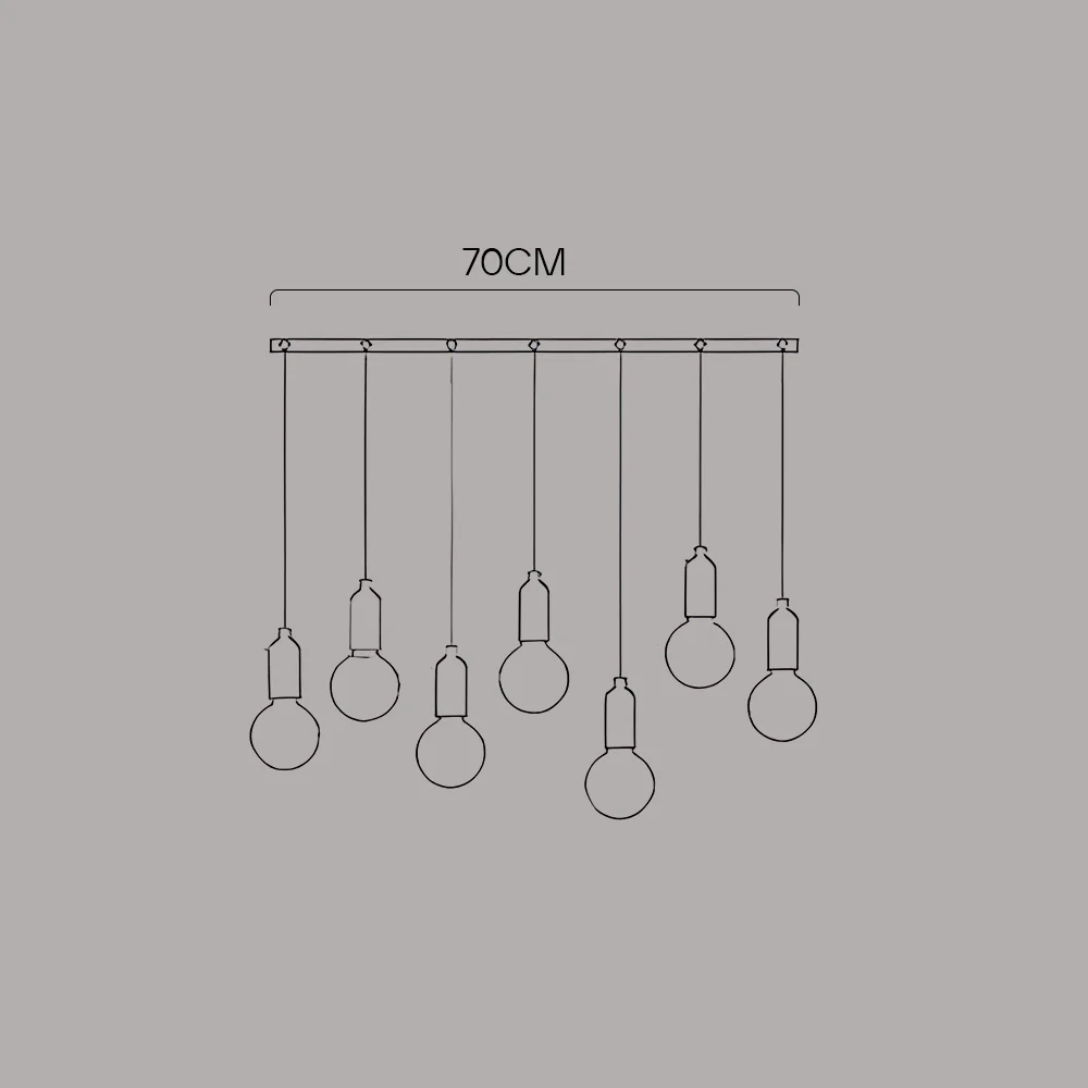 Modern LED Glass Pendant Lights For Living Room - Image 24
