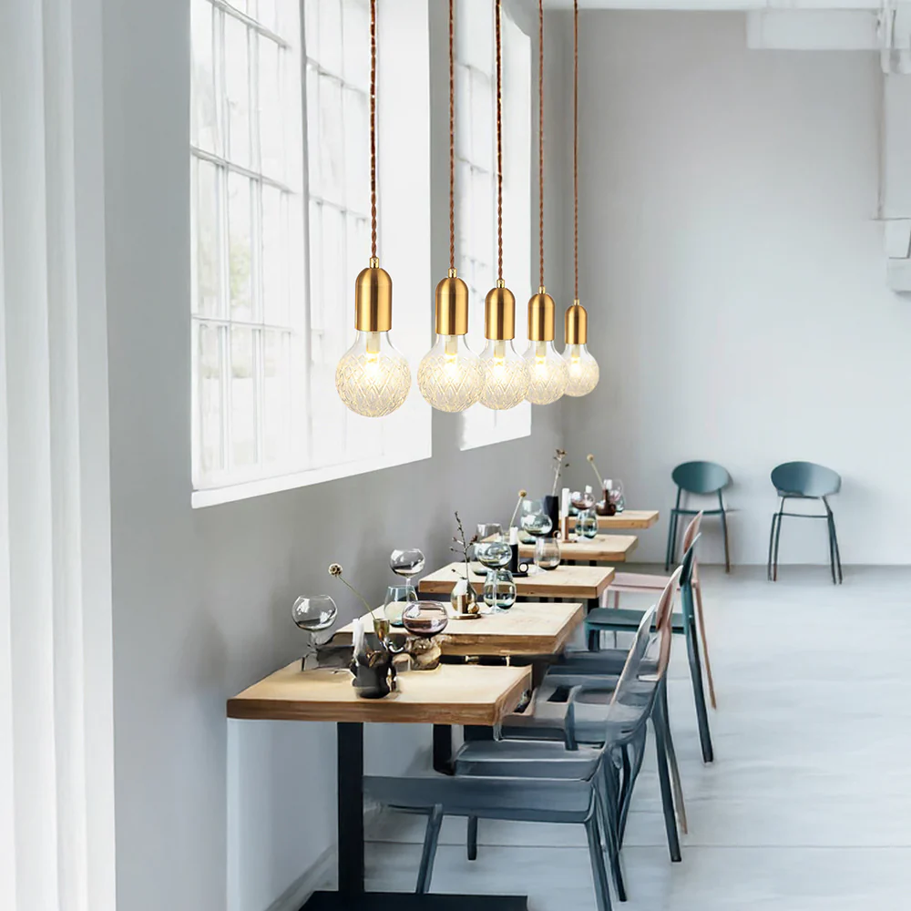 Modern LED Glass Pendant Lights For Living Room - Image 4