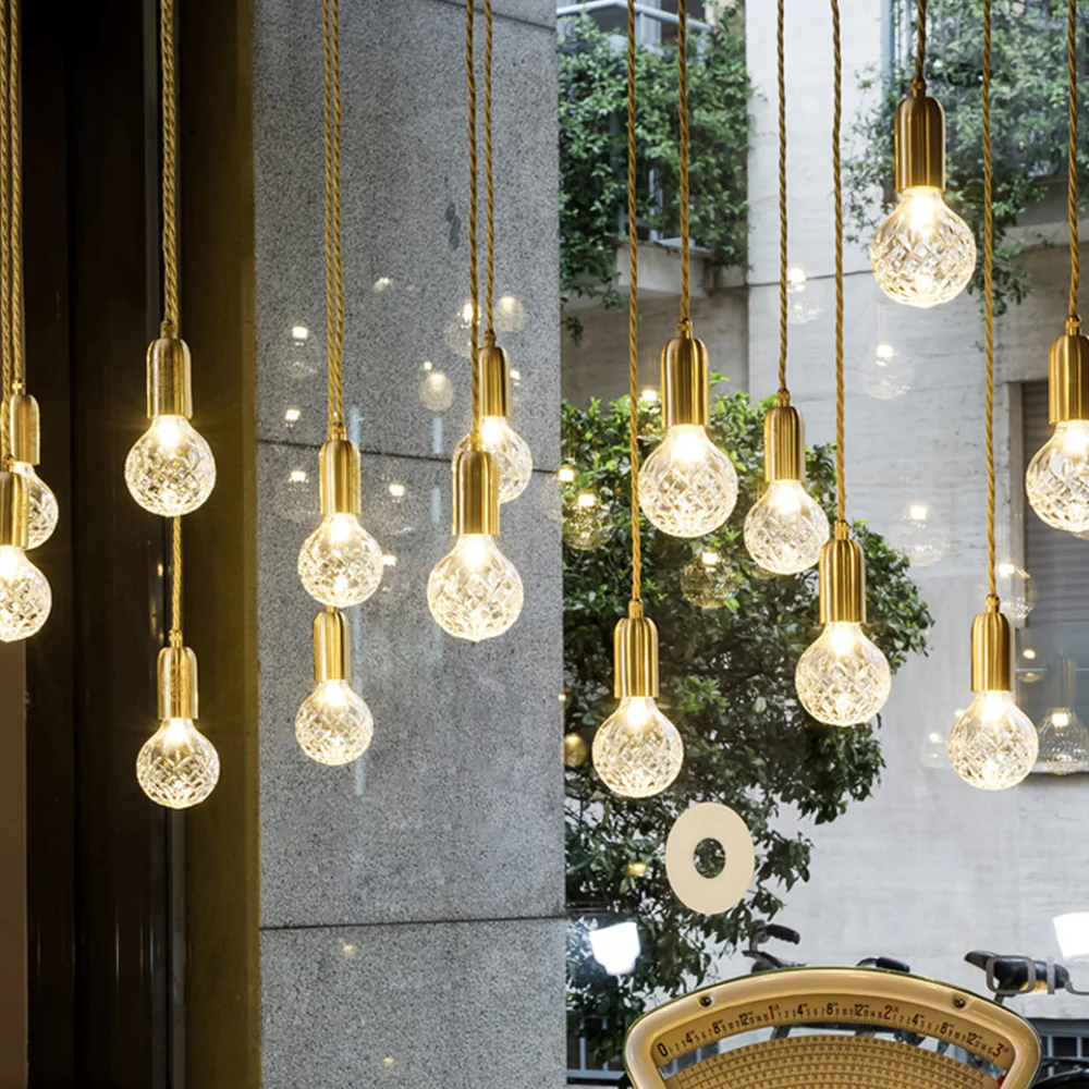 Modern LED Glass Pendant Lights For Living Room - Image 8