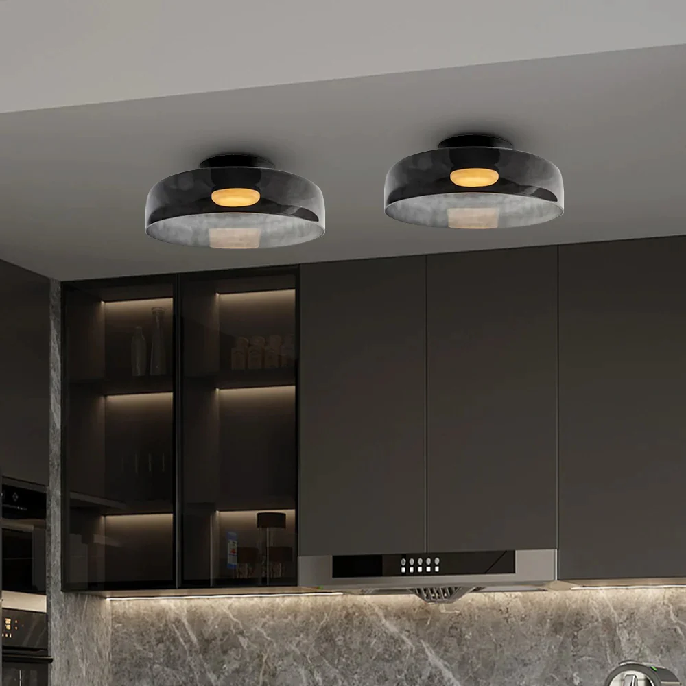 Modern Designer Creative Glass Ceiling Lamp For Living Room - Image 49