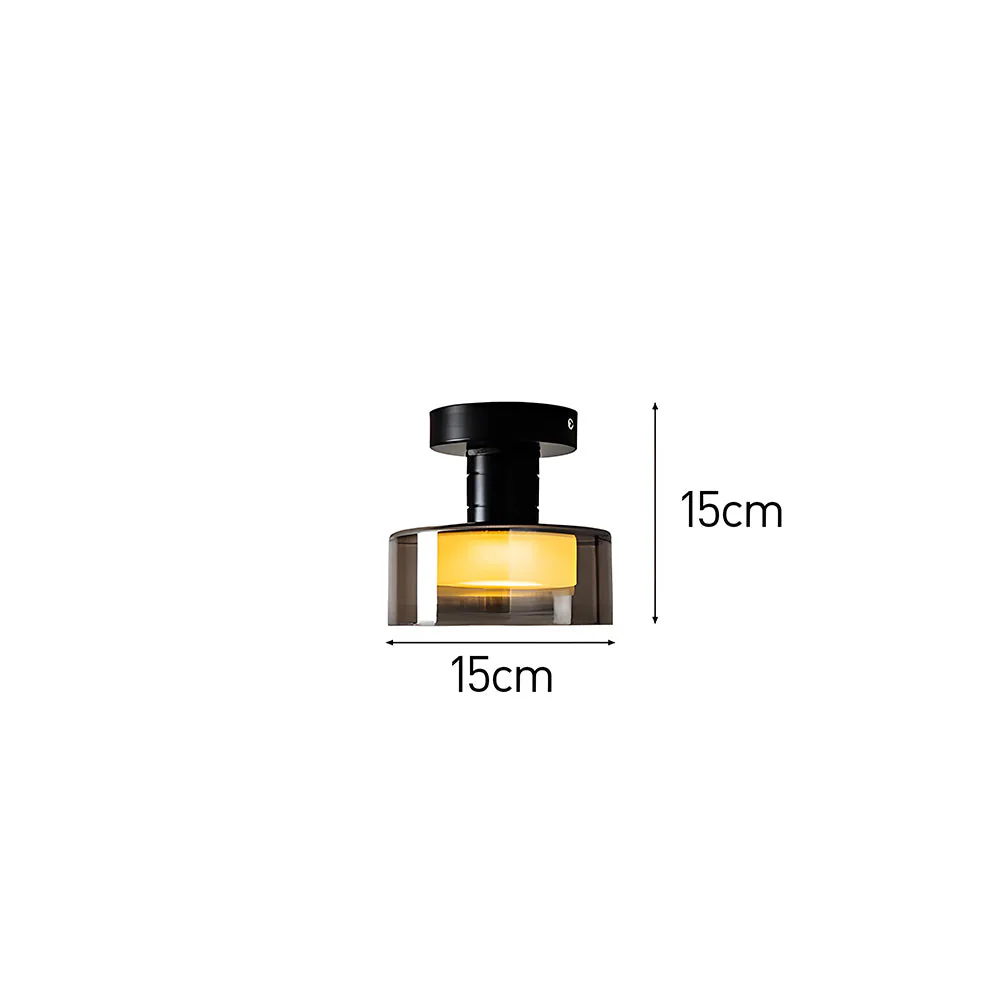 Nordic Glass LED Hallway Ceiling Light - Image 4