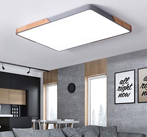 Nordic Macaron Rectangular Living Room Ceiling Lamp - Image 26