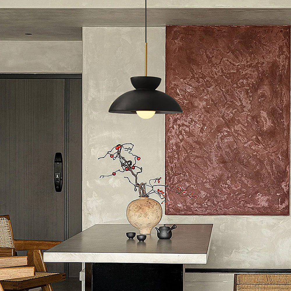 Nordic Minimalist Resin Pendant Light For Dining Room - Image 4