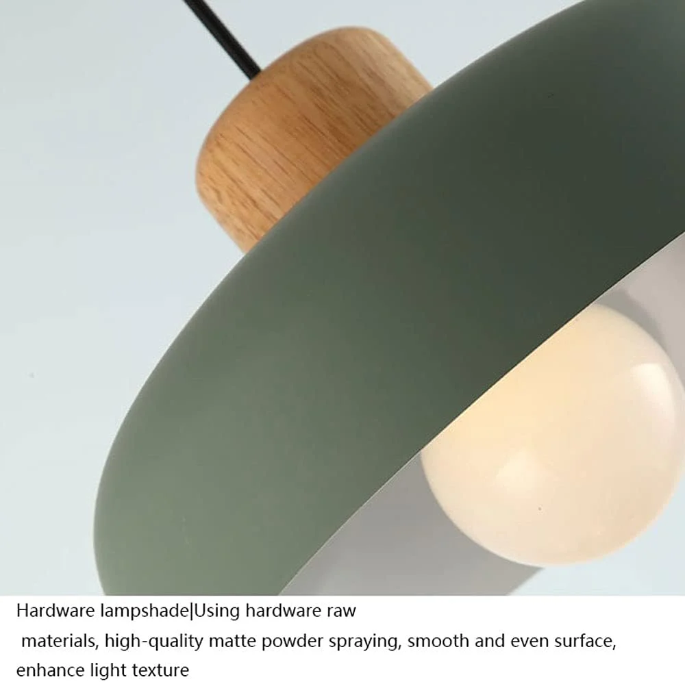 Nordic Small Stained Aluminium Pendant Lamp - Image 20