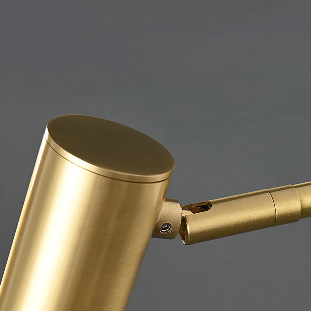 Nordic Spotlight Adjustable Brass Wall Light - Image 9