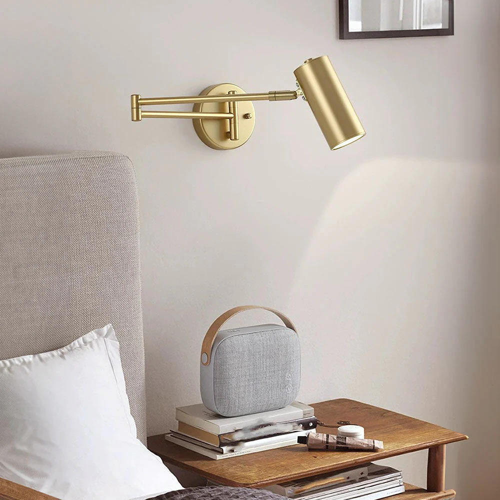 Noridc Adjustable Bedside Reading Wall Light - Image 7