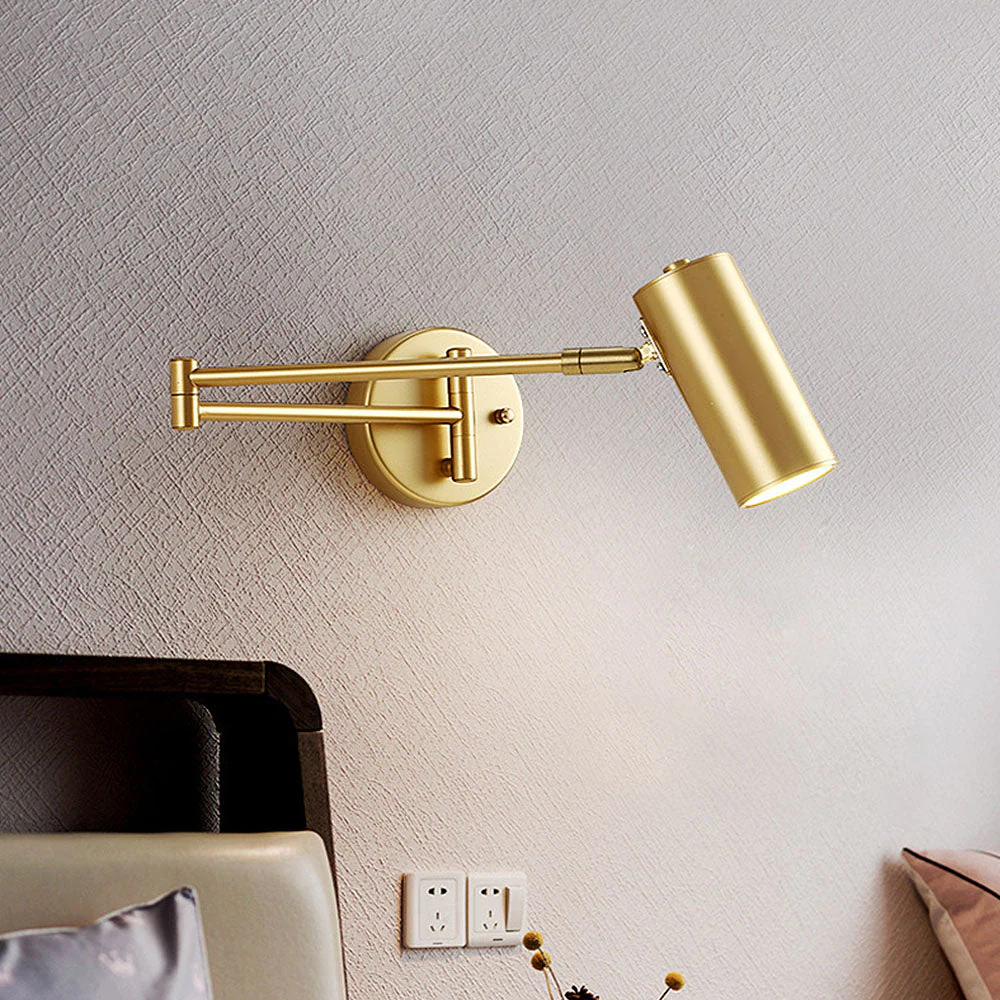 Noridc Adjustable Bedside Reading Wall Light - Image 9