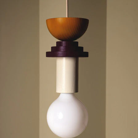 Design Colored Wood Blocks Pendant Light - Image 8