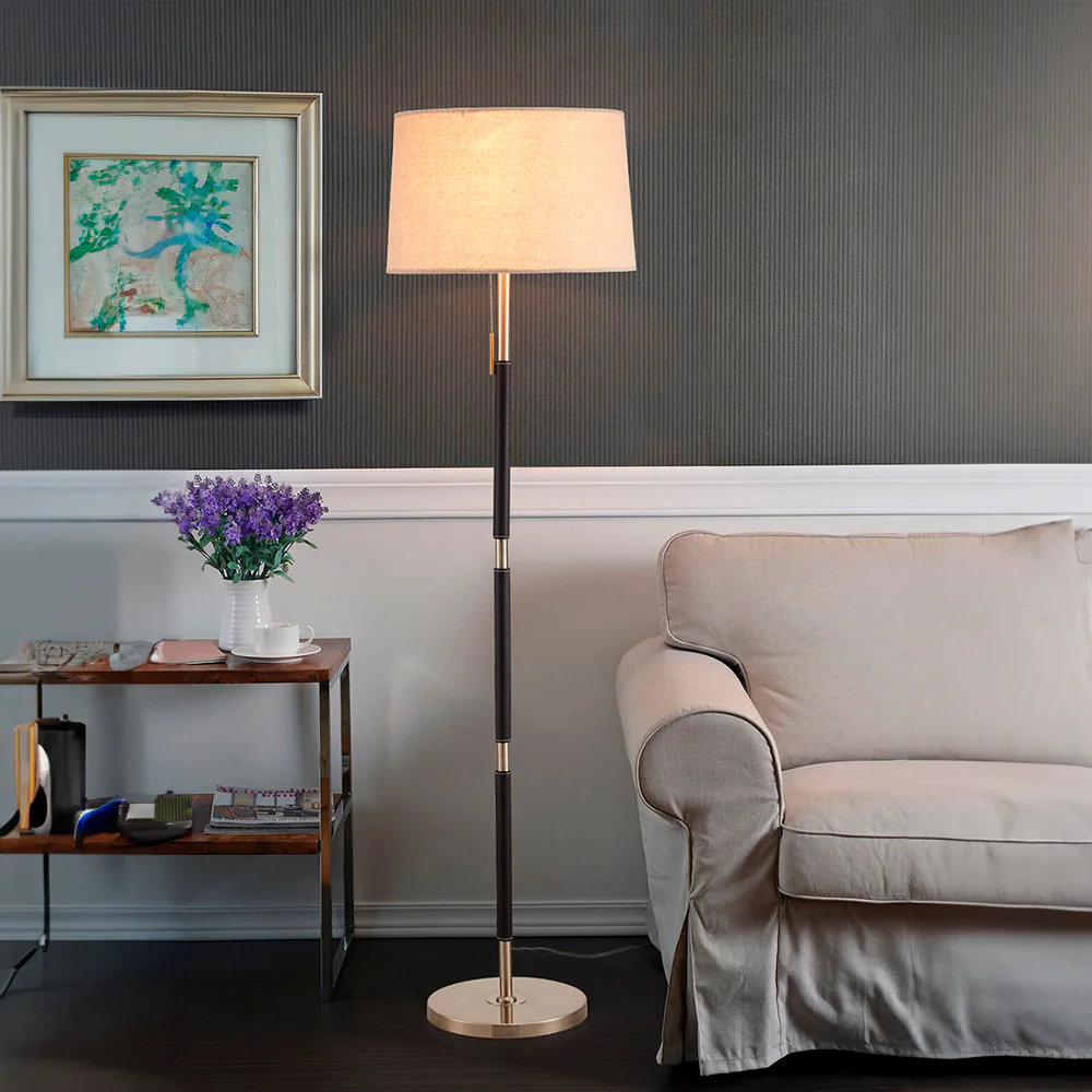 Postmodern Simple Fabric Floor Lamp For Living Room - Image 9