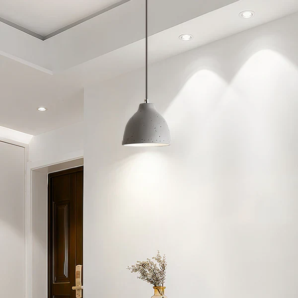 Resin Bowl Pendant Lamp Rustic Pendant Lighting - Image 4