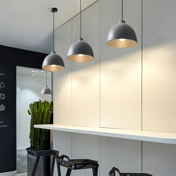 Resin Bowl Pendant Lamp Rustic Pendant Lighting - Image 5