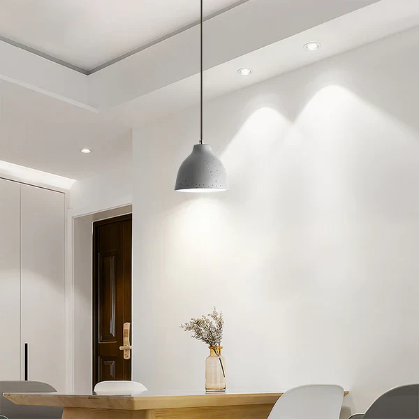 Resin Bowl Pendant Lamp Rustic Pendant Lighting - Image 6