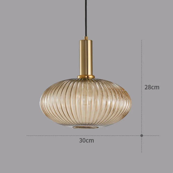 Vintage Stained Glass Lantern Shape Pendant Light - Image 22