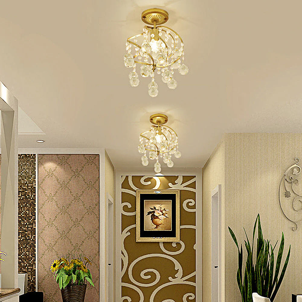 Retro Luxury Glass Spiral Ceiling Light - Image 2