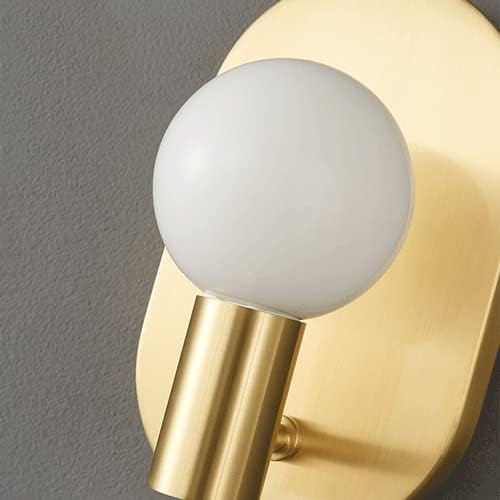 Scandinavian Simple Bedside Brass Wall Light - Image 5