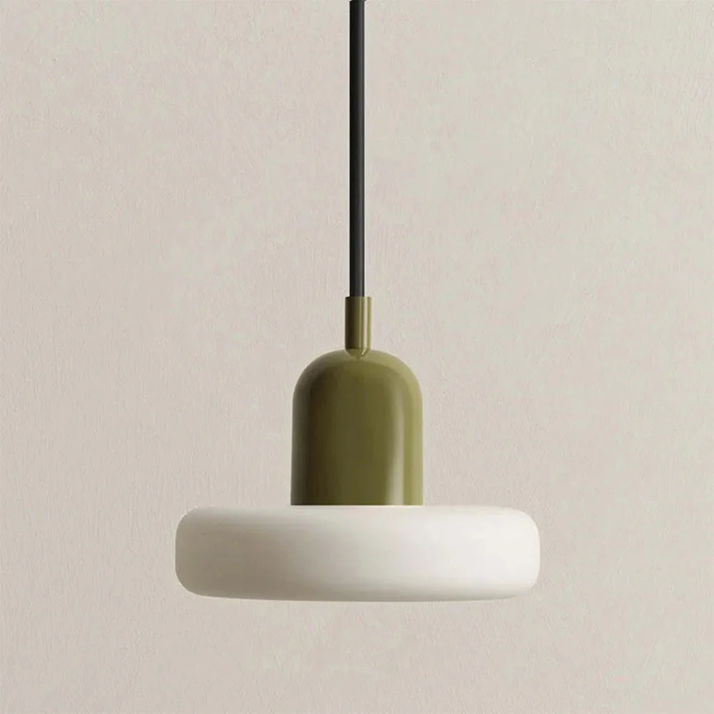 Scandinavian Simple Morandi Pendant Lamp - Image 4