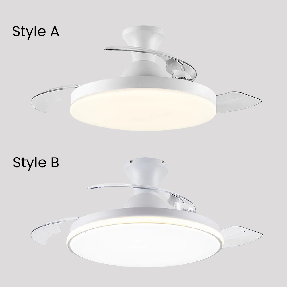 Simple Low Profile Ceiling Fan With LED Light - Image 10