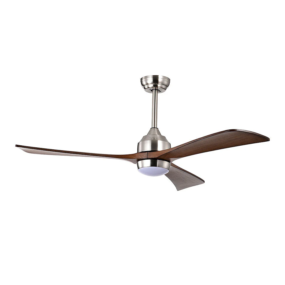 Simple Wooden Ceiling Fan With LED Light And Remote - Image 10