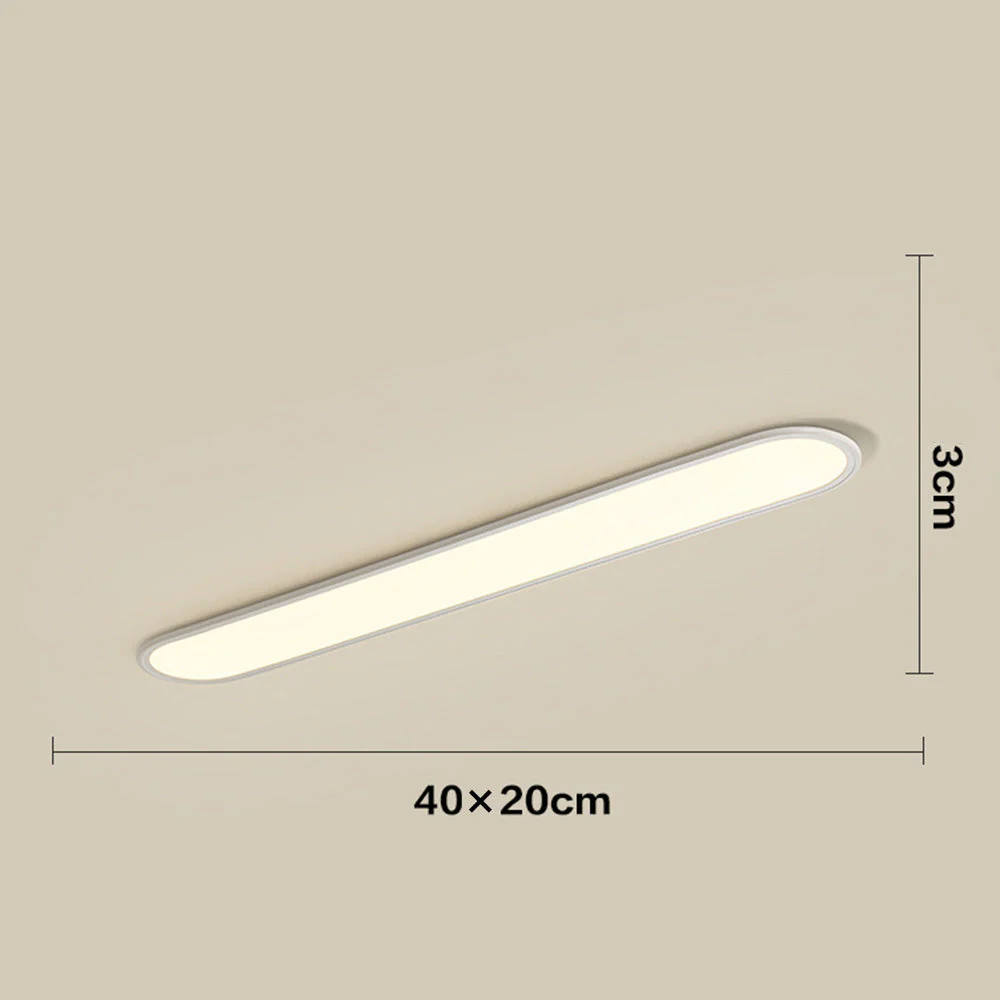 Simplistic Modern Strip LED Ceiling Light - Image 14