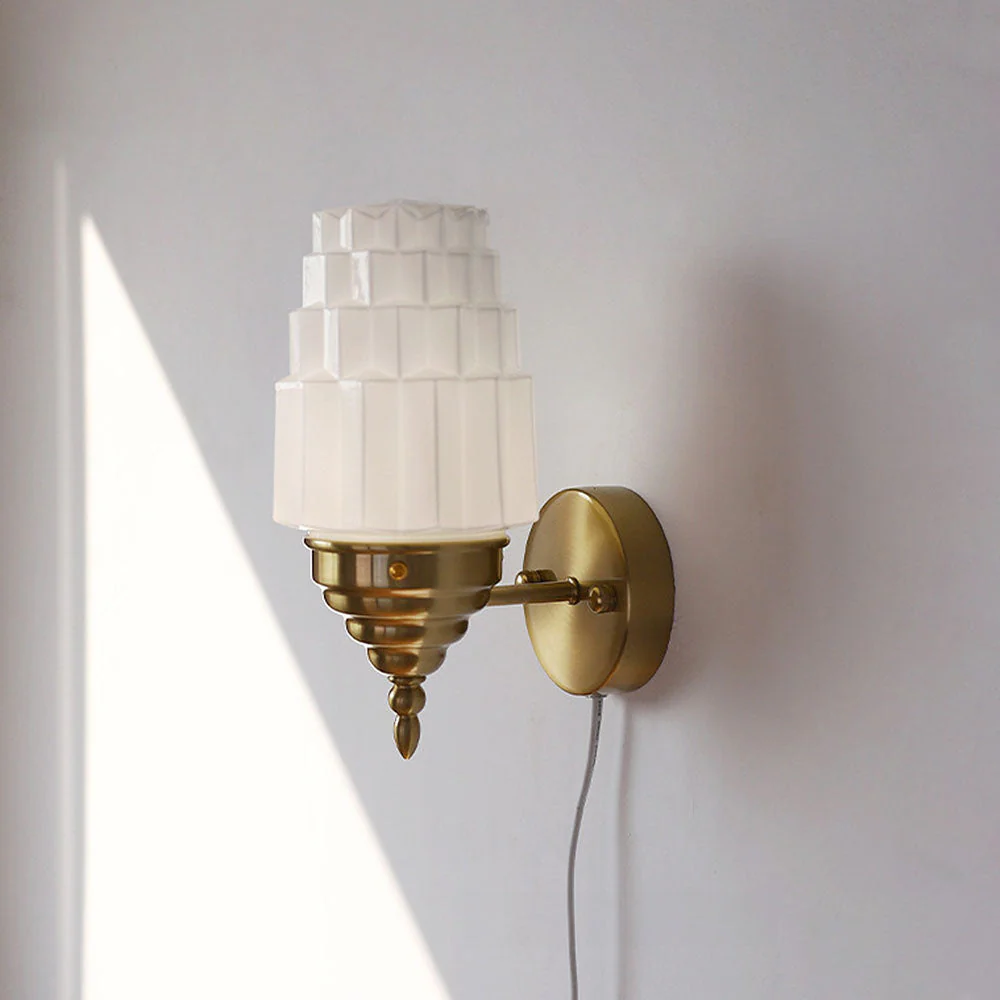 Stylish Art Decor White Shade Nordic Wall Light - Image 8