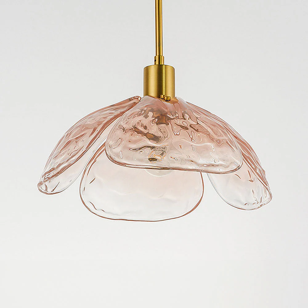 Stylish Flower Shape Glass Rod Pendant Light - Image 8