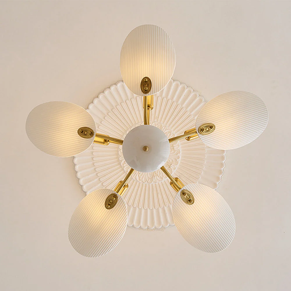 Vintage Creative Copper & Ceramic Pendant Light - Image 5