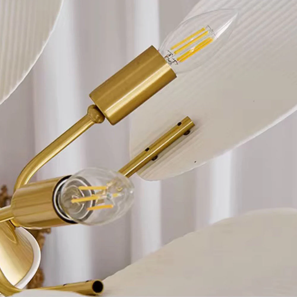 Vintage Creative Copper & Ceramic Pendant Light - Image 9