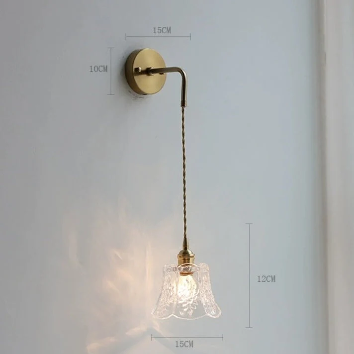 Vintage Mini Glass Clear Pendant Light - Image 15